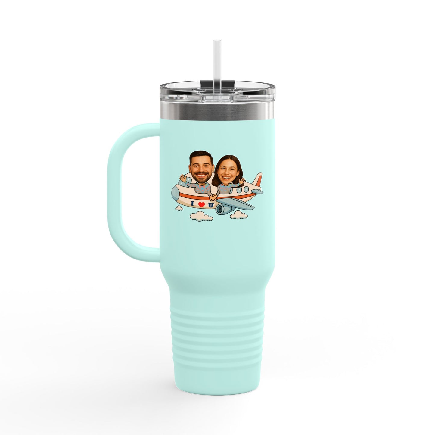 Let’s Travel the World Together | Insulated Travel Mug | My Love Collection