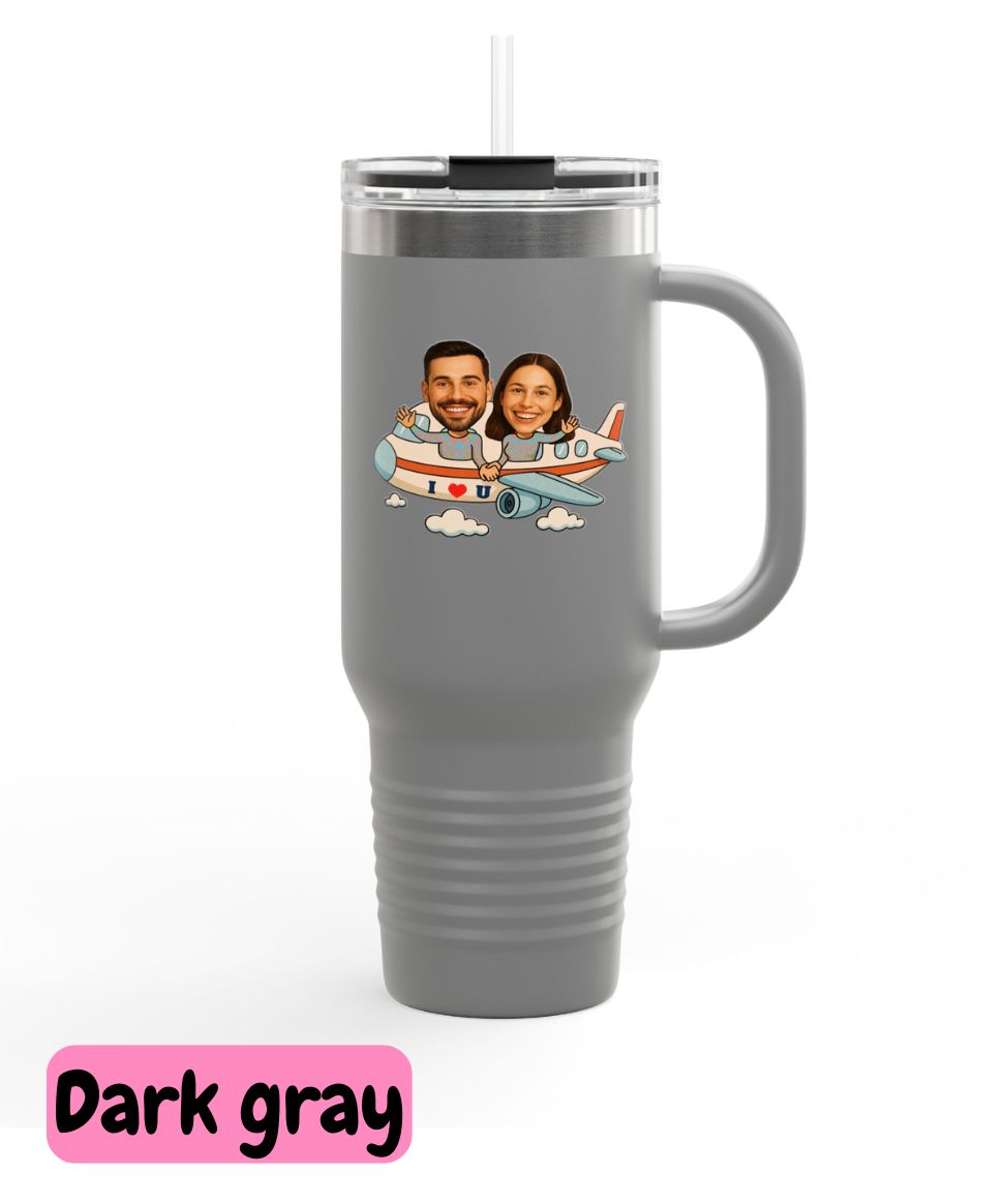 Let’s Travel the World Together | Insulated Travel Mug | My Love Collection
