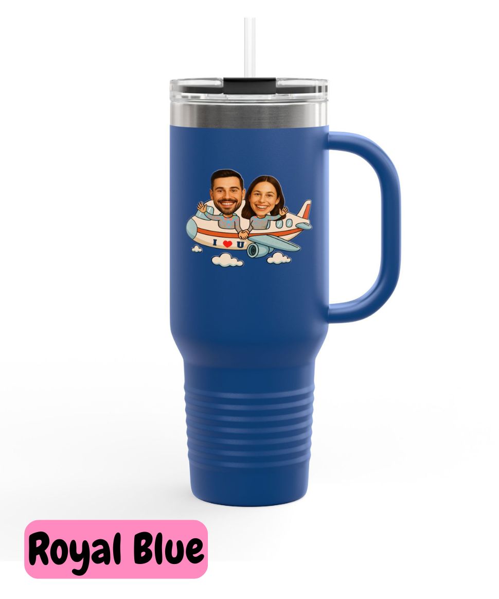Let’s Travel the World Together | Insulated Travel Mug | My Love Collection