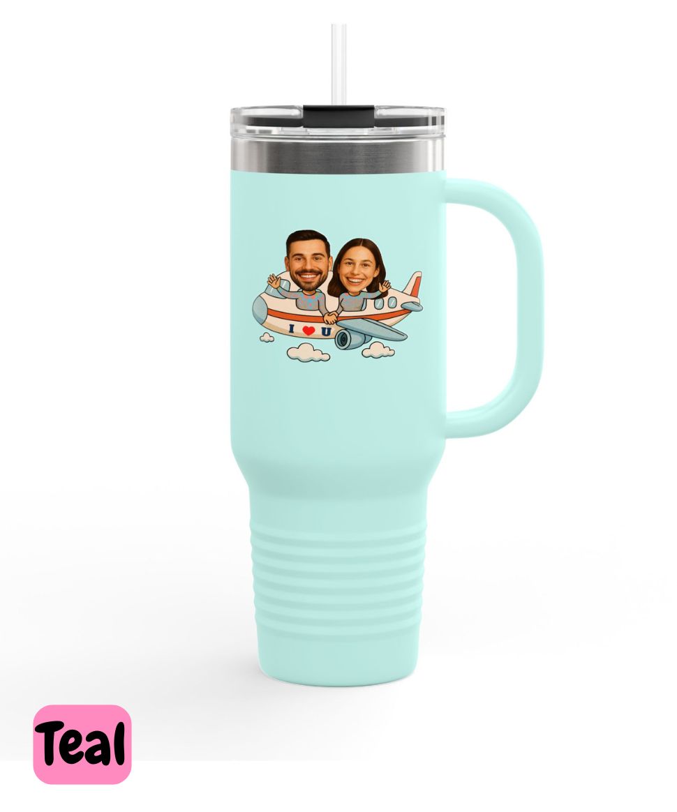 Let’s Travel the World Together | Insulated Travel Mug | My Love Collection