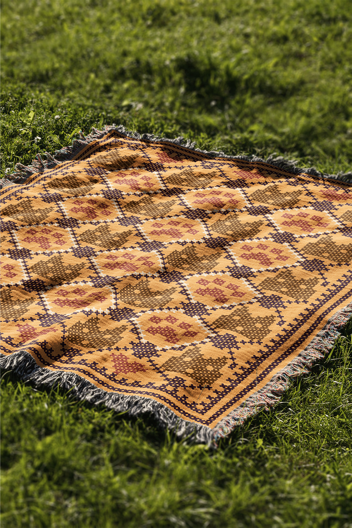 Cats and Paws | Woven Blanket | Pet Collection