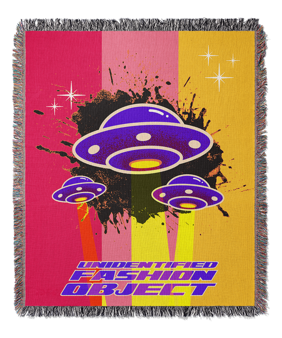 Unidentified Fashing Object | Woven Blanket | UFO Collection
