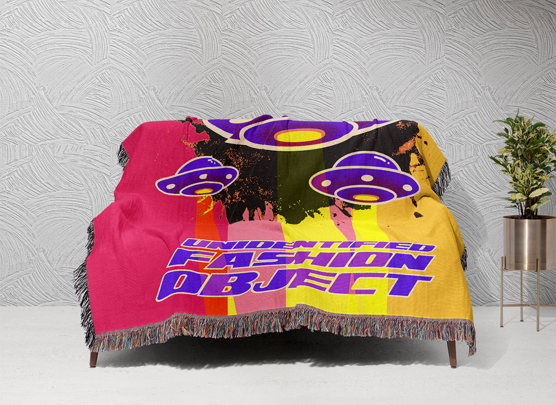 Unidentified Fashing Object | Woven Blanket | UFO Collection