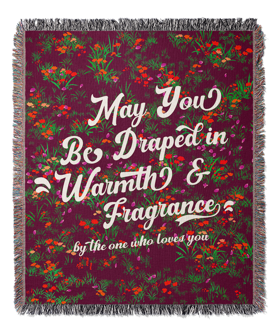 The Warmest Wishes | Woven Blanket | Gardening Collection