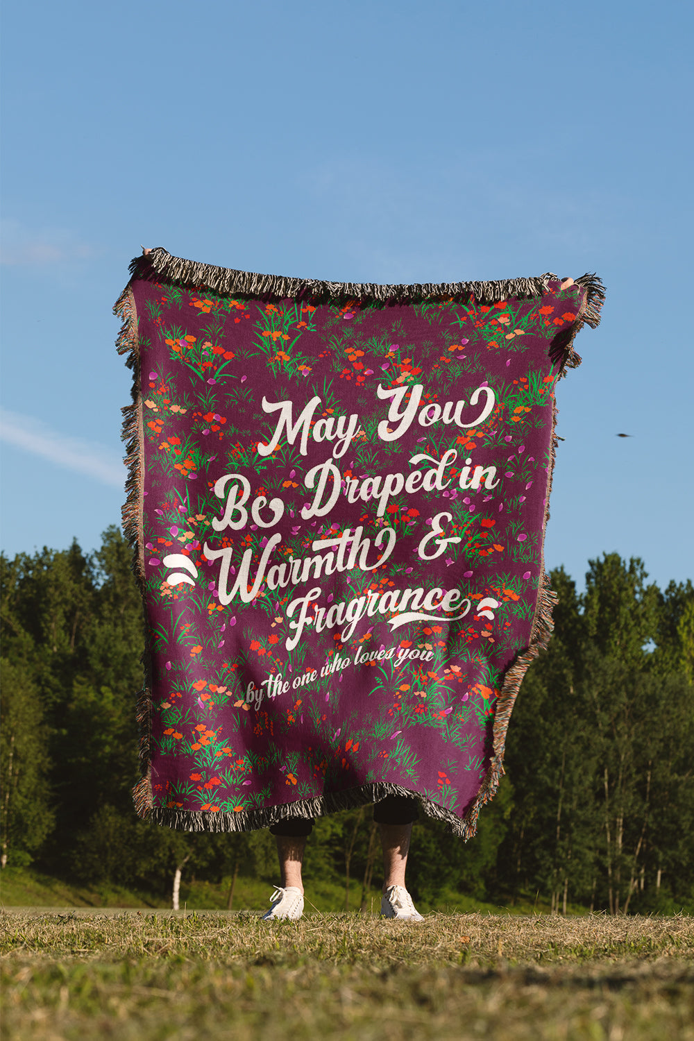 The Warmest Wishes | Woven Blanket | Gardening Collection