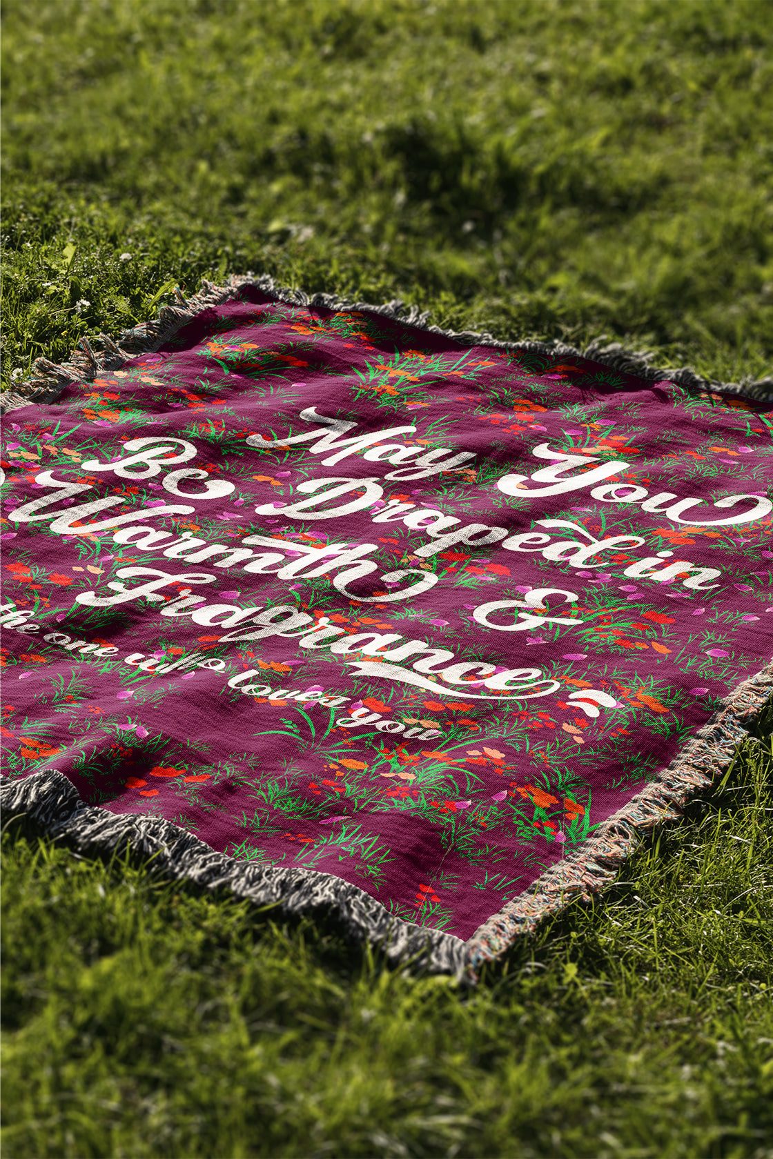 The Warmest Wishes | Woven Blanket | Gardening Collection