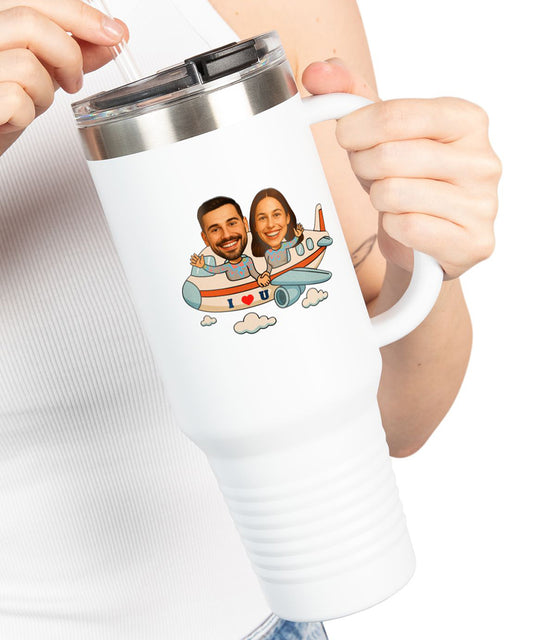 Let’s Travel the World Together | Insulated Travel Mug | My Love Collection