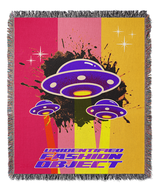 Unidentified Fashing Object |  Woven Blanket | UFO Collection