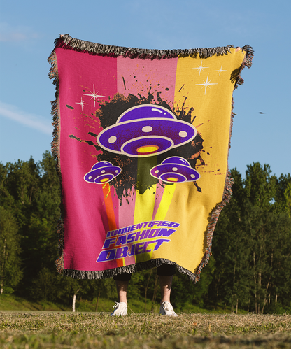 Unidentified Fashing Object |  Woven Blanket | UFO Collection